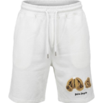 palm angels white short